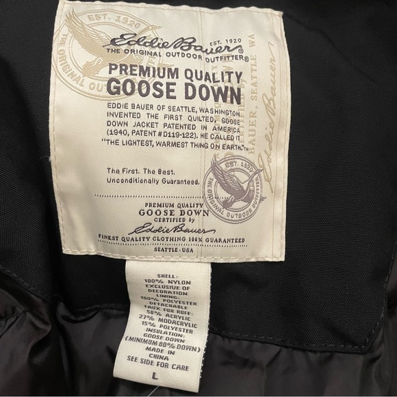 NEW! Eddie Bauer Premium Goose Down Snowline Parka - Picture 7 of 14